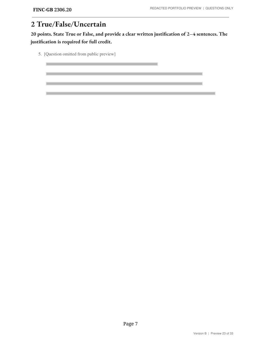 Final, version B, page 7