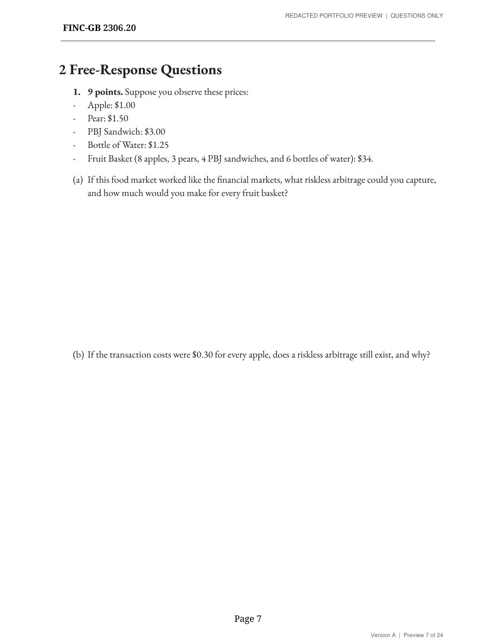 Midterm, version A, page 7