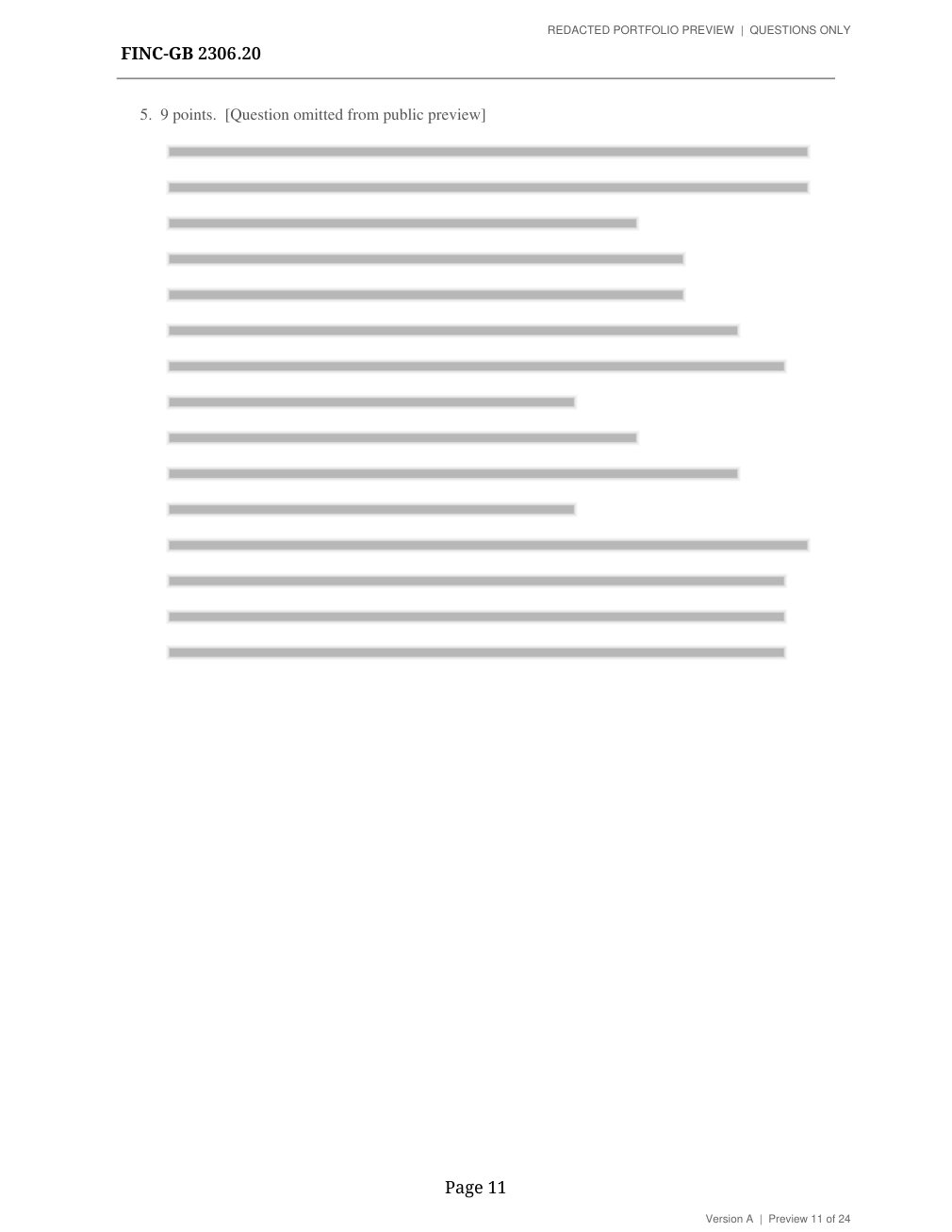Midterm, version A, page 11